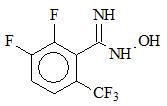 2,3-二氟-N-羥基-6-三氟甲基苯甲脒；
2,3-Difluoro-N-hydroxy-6-(trifluoromethyl)benzenecarboximidamide；
DFAO